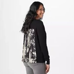 Truth + Style Cardigan Sweater Woven Pleated Back Women's Top Plus Size 2X Black